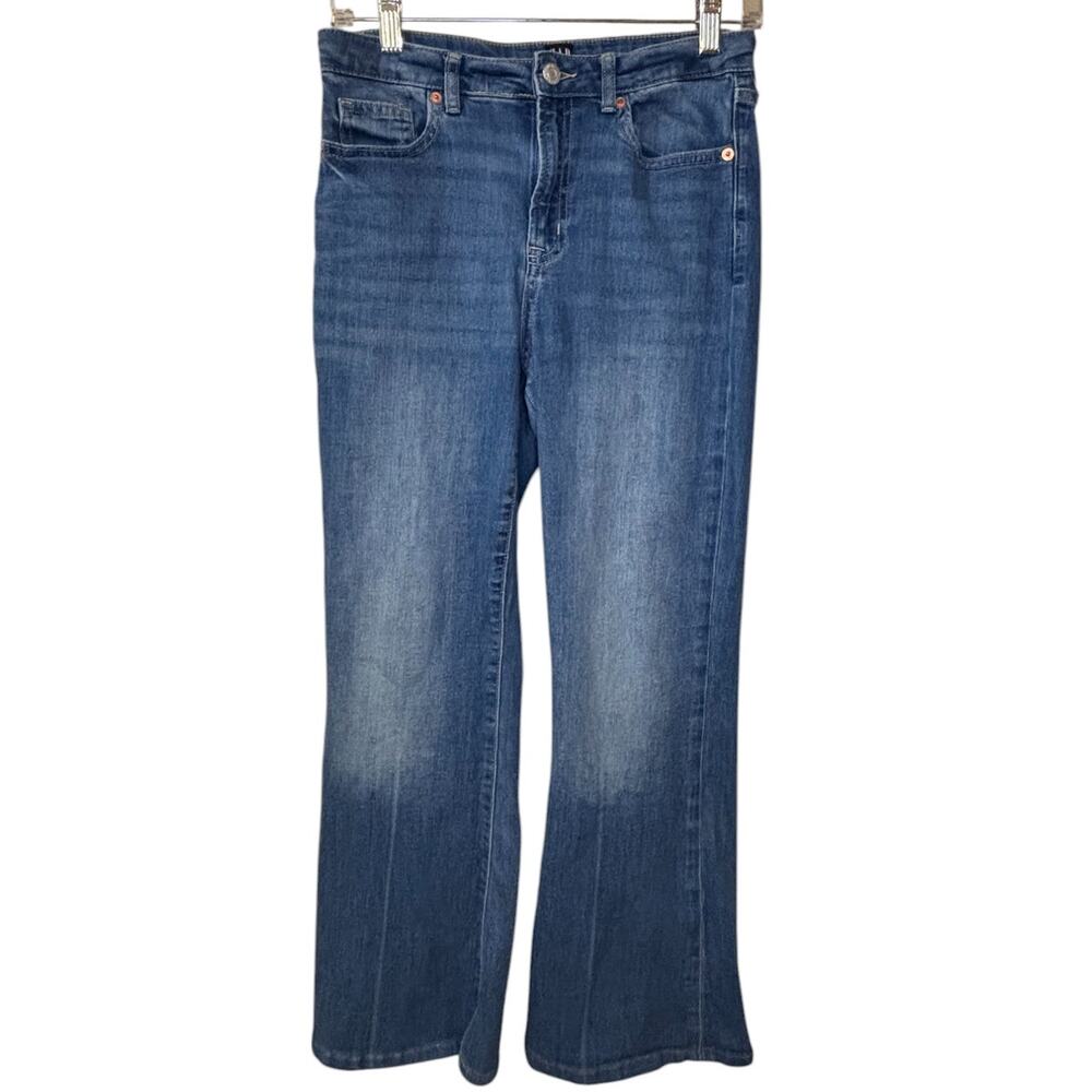 Gap Denim Jeans Girls 18 Blue Mid Rise‎ 70s Flare Everyday Style School Retro